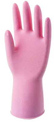 diskhandskar, Vattentäta diskhandskar for kvinnor, slitstarka köksrengöring hushållsverktyg(Pink M)