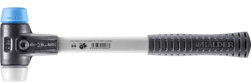 SIMPLEX-Schonhammer, TPE-soft/Superplastik; mit verstärktem Tempergussgehäuse und Fiberglasstiel | D=30 mm | 3717.030