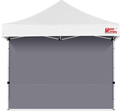 MASTERCANOPY Instant Gazebo Sidewall Panels Sunwall for 3x3M Pop Up Gazebo,1 Piece,Gray