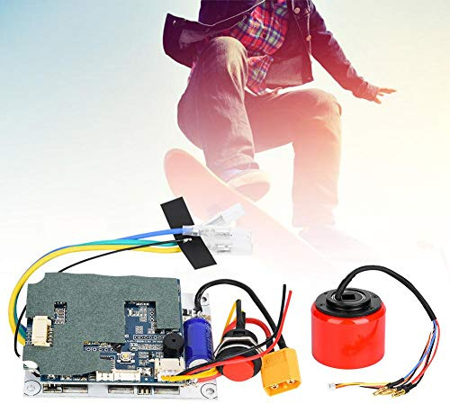 MAGT Elektrisches Skateboardrad, 70mm 24V-36V 150W Bürstenloser Motor Hub Motor Miniroller DIY Elektrisches Skateboard Fernbedienung