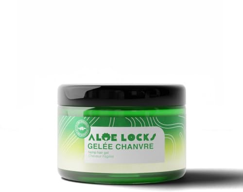 Aloe Locks | Gelée Chanvre Fixante Protectrice | Façonner & Styliser vos locks, Tresses et Boucles | Soin Nourrissant & Hydratant | Fortifie la Fibre Capillaire | Fabriqué en France | 300ml