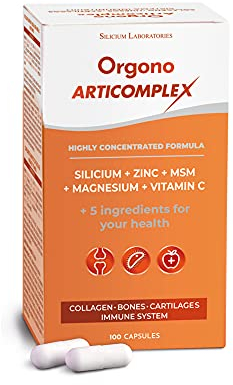 Orgono Articomplex. vitamines et minéraux silicium minéraux essentiels perte Compenser, renforce les articulations, les os et le cartilage, le système immunitaire de puissance. 100 capsules.