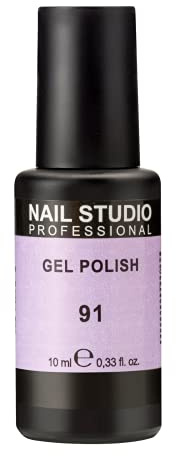Nail Studio Professional - Gellack N. 91 Candy Collection - Semi-permanenter Nagellack - Diamant-Effekt-Nagellack - Intensive und brillante Farbe, gleichmäßig verteilt - 10 ml