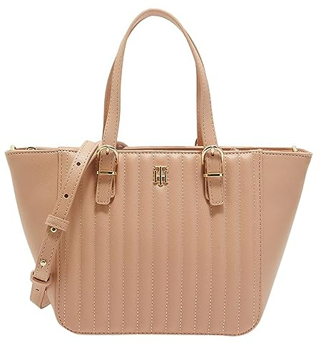 Tommy Hilfiger TH Timeless Shopper Bag 20 cm, Beige (Sandrift), One Size