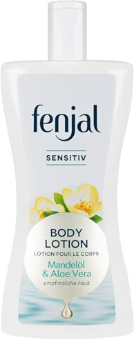 fenjal Body Lotion 400 ml, Sensitiv, vegane Pflege, fruchtiger Duft