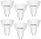 EXTRASTAR Bombilla LED MR16 6W, Luz Blanca Fría 6500K, 540LM, 12V, No Regulable, 6 PCS