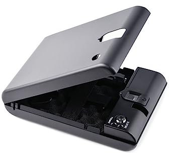 All Steel Fingerprint Car Portable Mini Safe Jewelry Cash Teléfono móvil Caja de seguridad Caja de almacenamiento portátil,M