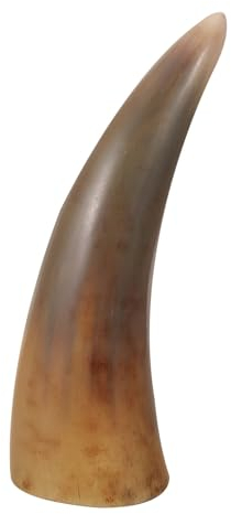 Luxshiny Ox Horn Wall-mounted Floral Arrangement Vase Holder for Home Decor Vintage Natural Horn Craft Flower Vase for Wall Hanging Decoration