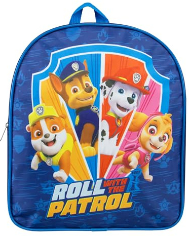 Paw Patrol Mochila Patrulla Canina | Chase y Marshall Mochila Niños | Mochilas Preescolar| Mochilas y Bolsas| Tamaño Único Azul