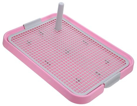 YARNOW Indoor Hundetoilette Für Kleine Und Mittelgroße Hunde Wiederverwendbare Trainingsunterlage Mit Spritzgeschütztem Design Leicht Zu Reinigen Vielseitig Einsetzbar Als Urinal Oder