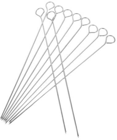 Homoyoyo Agujas De Centrado De Mechas De Vela Para Principiantes, Acero Inoxidable 25 Cm, Paquete 10 Unidades, Pasadores Para Sujetar Mecha, Herramienta Perforadora Para Fabricación De Velas Caseras