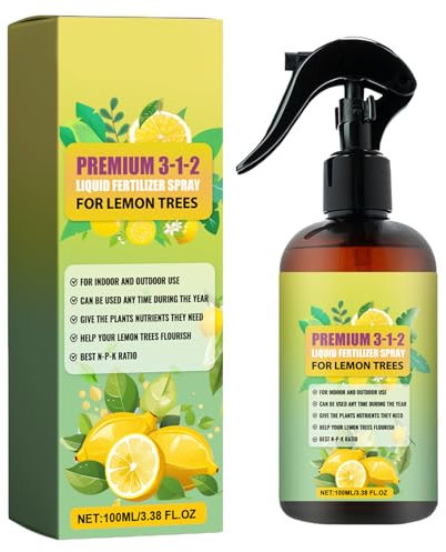 Liquid Fertilizer, 100ml Citrus Plant Feed, Professional Lemon Tree Spray Mist, Gardening F Ertilizer Liquid, Organic Plant Food S Pray Fer Tilizer Indoor Outdoor, Concentrated Plant Growth Spr Ay