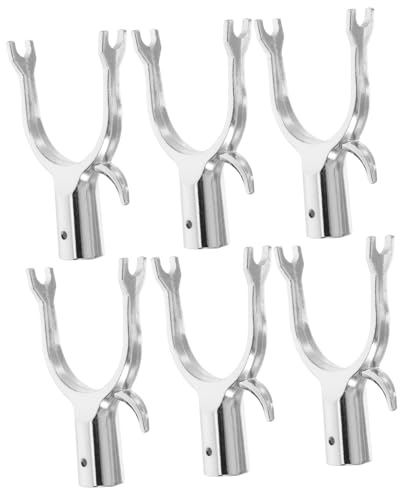 UKCOCO Support De Branche Métallique pour Arbres Fruitiers Jardin Potager Vergers – Ensemble 6 Pièces Alliage D'aluminium Solide Support Réglable Multifonction Antineige Et Antichoc