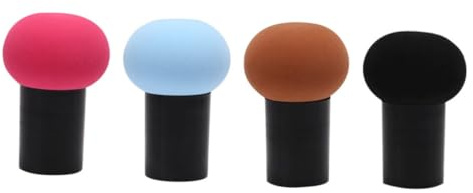 VICASKY 4pièces Houppette à Maquillage Pour Femme Houppette à Poudre Coussin Cosmétique à Poudre Pour Visage Applicateur De Maquillage à Usage Multiple