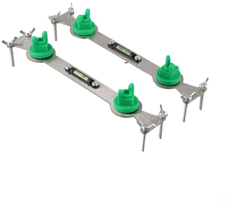 Caswynlife Livellatore per tubi dell'acqua per allineamento doccia e rubinetto, strumento di posizionamento regolabile con indicatore di livella a bolla, compatibile con valvole di miscelazione calde