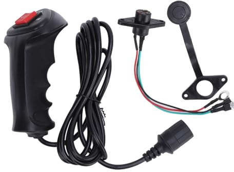 AOWINHIT Kit de Télécommande de Treuil de Voiture, sécurité Améliorée, Performances Fiables pour Camion Tout-terrain avec Câble de 7,5 Pieds, Télécommande de Treuil électrique de