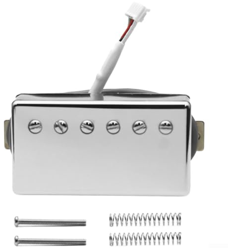 Stil elgitarr pickup Alnico Ii magneter mässingsfodral 5 stift för Jst vax förseglad för professionell prestanda silver (silver 57 (8K))