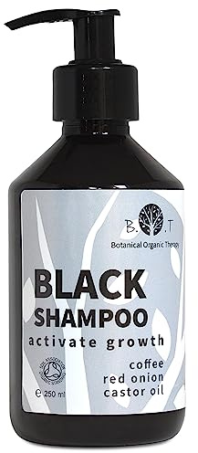 Shampooing Oignon, Caféine et Huile de Ricin pour Cheveux Gras: Antipelliculaire, Volume Capillaire et Barbe, Anti Chute, Hydratant, Croissance des Cheveux. SANS SULFATE - 250 ml