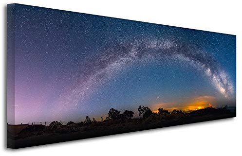 Declina Großformat, Kunstdruck auf Leinwand, Dekoration für Wohnzimmer, modernes Leinwand, 80 x 30 cm, Leinen, 150x60 cm