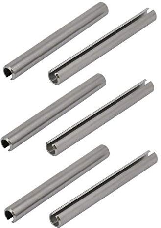 M6 x 60 mm 304 Spannstift, Federbolzen, Edelstahl 304, 6 Stück