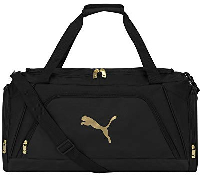 Puma Evercat Accelerator - Bolsa de Deporte, para Persona Adulta, Unisex, Negro/Oro, Talla Unica