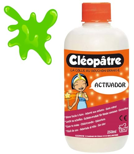 CLEOPATRE – Produit Magique pour Faire du Slime – Format 250g – Activateur pour Fabriquer du Slime – Fabrication Française