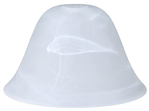 Lampenglas weiß Ø 172mm Alabasterglas Ersatzglas Glasschirm Leuchtenglas E14 Lampenschirm Glas