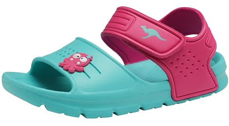 KangaROOS Unisex barn Kangaswim Ii sandal, Ocean Daisy rosa, 35 EU