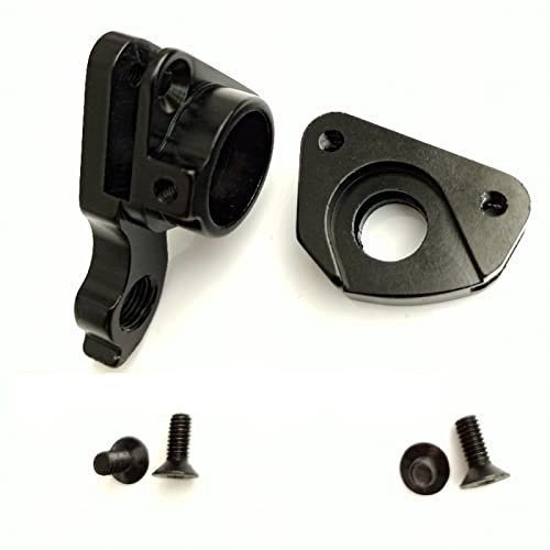 CAXUMO 1set Fahrrad Schaltwerk Aufhänger 142x12mm Haken Achse Berg Carbon Rahmen Mech Dropout Fahrrad Teile, for Motion, for TIDEACE WKY Hintere Umwerfer(Thru Axle142x12mm)