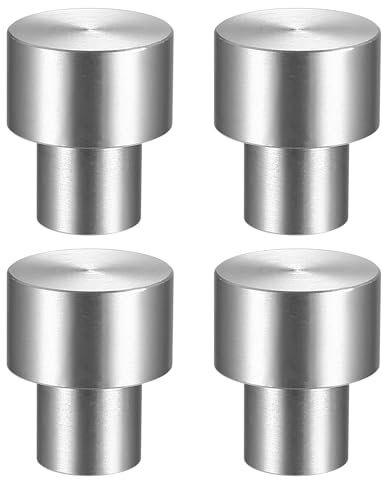 4 Pz Bullone di Serraggio, Bulloni di Serraggio, Bulloni a Innesto Elementi di Serraggio per Tavoli di Saldatura e Piastre Forate, Foro da Tavolo per Saldatura, D15 mm, Testa D25mm, Lunghezza 30mm