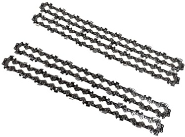 4 Sägeketten kette kompatibel mit Parkside 20cm PAHE 20-Li A1 20V Hochentaster Akku, 9.525 mm