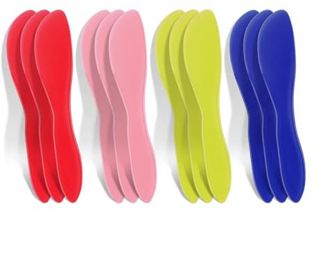12 Pcs Butter Knife Spreader Versatile Kitchen Frosting Knives for Cheese Cream Icing Jam, Red Green Pink Blue, 7 x 1.4 Inch Reusable butter applicator