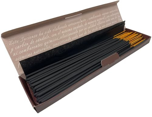 Caja 40 Sticks Incienso Naturales Luxury de 25 cm, 4 Aromas, Eurescents (Muskade)