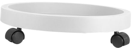 VINTORKY Base De Pot De Fleurs Mobile avec roulettes Châssis Rond pour Pots Plateau De Jardin Pratique pour Intérieur Et Extérieur Support De Plantes Résistant Et Élégant