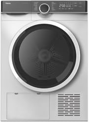 TEKA Secadora de libre instalación con bomba de calor, 8 kg, 14 programas, display digital, SHK 70840 WH
