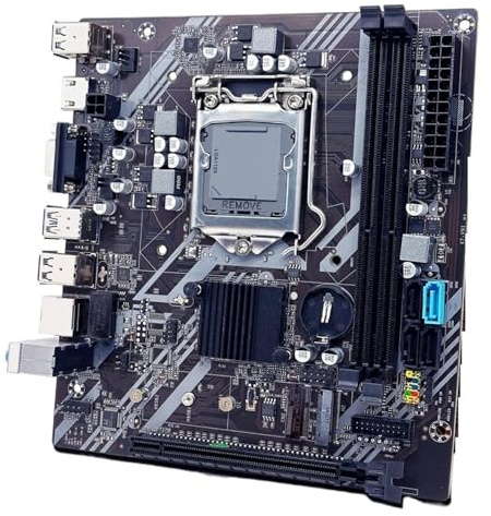 Scheda madre B75 LGA 1155. Le schede madri desktop supportano DDR3 con interfaccia NVME M.2, USB3.0 e SATA3.0.