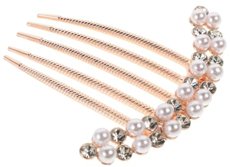 TOVINANNA Perlen-haarnadeln Dekorative Haarspangen Haarclips für Damen Haarnadeln Strass-haarspangen Große Broschen für Hochzeit Haaraccessoires aus Kunststoff und Zinklegierung