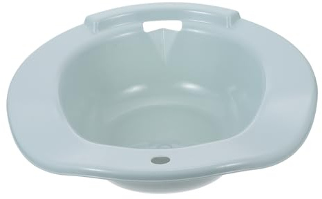 Gogogmee Sitzbad Sitzbecken Aus Gesundem Material Hockfreie Bauweise Wc Kompatibel Rutschfest Mit Wandhalterung Für Wochenbettpflege Und Senioren