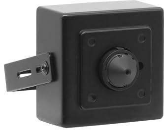 Inwerang Mini cámara oculta de seguridad IP POE de 5 MP, lente estenopeica gran angular de 3.7 mm, cámara espía para interiores, debe funcionar con NVR o interruptor PoE