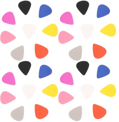 Baluue 150 Stück Teiliges Gitarren plektrum aus Langlebigem Leichtem Abs Stärke Rutschfestes Praktisches Zubehör für Akustik Folk gitarre und Ukulele für Anfänger und