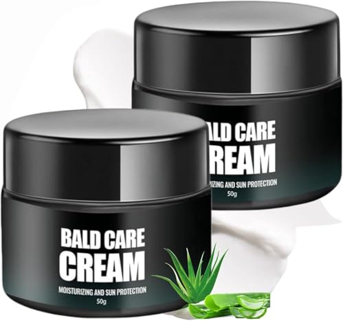 50 g Kopfhautcreme für Männer mit Glatze, Aftershave-Balsam, Mattierende Kopfhautcreme, Tägliche Gesichtscreme für eine geschmeidige und gepflegte Kopfhaut