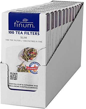 Finum 100 Papierteefilter Größe S (12 Schachteln im Tray)