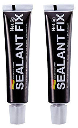 Homemarke 1/2 Stücke Glass Adhesive Polymer Metal Adhesive Sealant Fix Schnelltrocknender wasserdichter Klebstoff - Weiß(2PC)