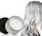 Color Cabello Cera Tinte Instantáneo para Cabello Lodo Cabello Desechable Crema para Peinado Natural Modelado Temporal Pomada Arcilla Blanco