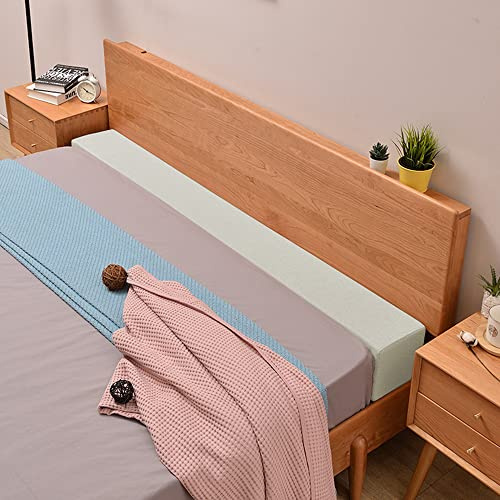 XIEMINLE Cojín para cabecero de cama, tamaño personalizado, puente de cama individual a king, cama larga, relleno de huecos para cama, cabecero, pared, almohada apoyabrazos con funda extraíble, 150 x