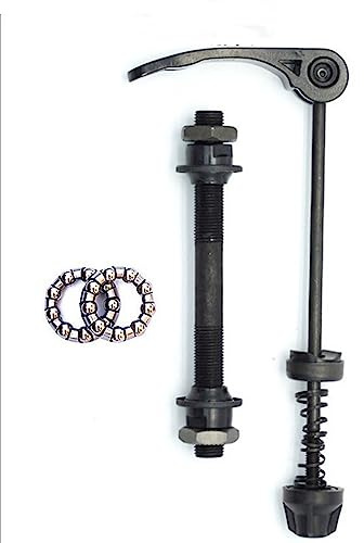 Fahrrad Achse Schnellspanner Vorne Hinten Fahrrad Achse Radnabe Fit für Rennrad, Mountainbike, BMX