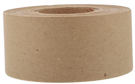 HOODANCOS Kraftpapierband Zum Packen Beschreibbares Papier-verschlussband Klebeband Für Verpackungen Einfach Mit Wasser Aktivieren Für Haushalt Und Geschäft