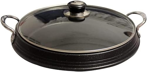 KOHARA Poêle à Fondue au Fromage Pot de Fruits de Mer Pot à gâteau de Riz Poêle à Fromage Hotpot coréen à Induction-26 cm (Taille : 26 cm)