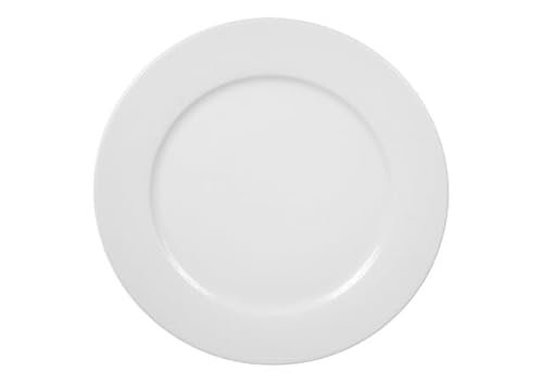 METRO Professional Plato llano Adeani, porcelana, Ø 27 cm, blanco, apilable, apto para lavavajillas y microondas 6 unidades