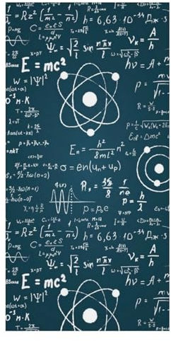 40X70cm Sporthandtücher Physikalische Mathematik Wissenschaft Formel Saunahandtuch Sandfreie Reisehandtuch Saugfähig Handtuch Für Yoga Männer Damen